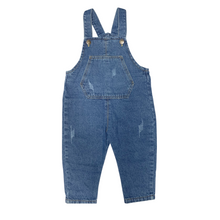 Load image into Gallery viewer, L E G E N D Blue Denim Overalls
